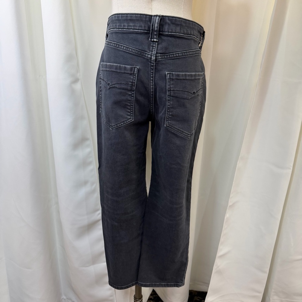 Pilcro Washed Black / Charcoal Gray Cropped Length Jeans Size 26 - Picture 10 of 16